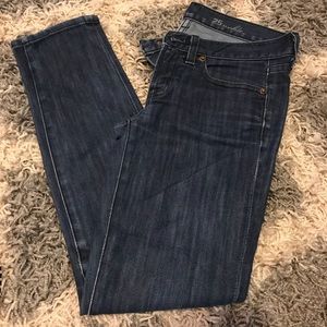 J. Crew Toothpick ankle jeans